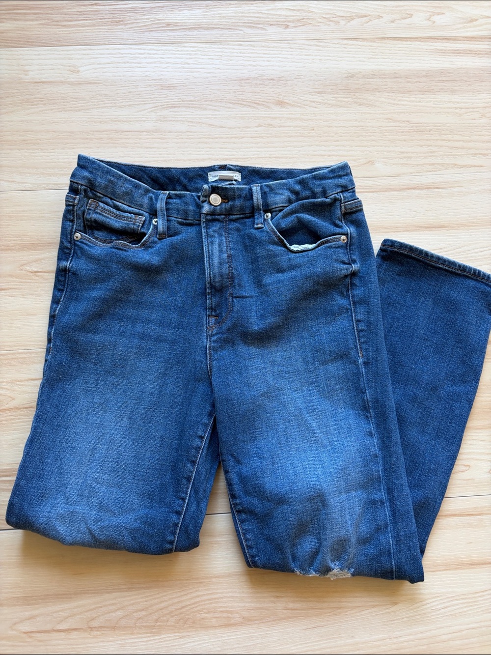 Good American Dark Blue Skinny Jeans